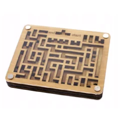 Jucarie model labirint din lemn, tip arcade, Gonga
