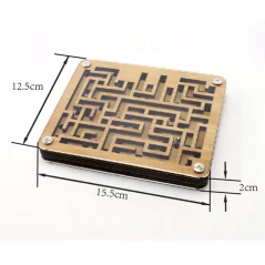 Jucarie model labirint din lemn, tip arcade, Gonga®