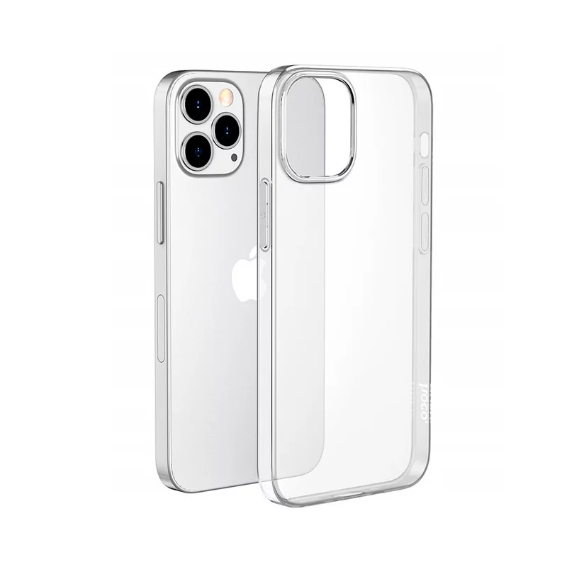 Husa din Silicon, transparenta, compatibila iPhone 12/12 Pro, Gonga®