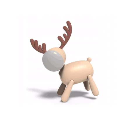 Lampa LED de veghe pentru copii, model ren, Gonga®