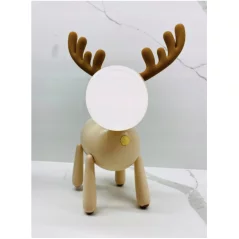 Lampa LED de veghe pentru copii, model ren, Gonga®