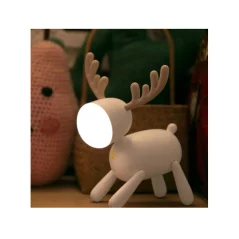 Lampa LED de veghe pentru copii, model ren, Gonga®