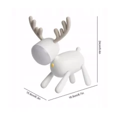 Lampa LED de veghe pentru copii, model ren, Gonga®