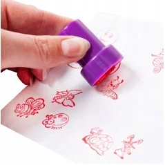 Set 60 bucati Stampile cu modele animalute, pentru copii, Gonga®