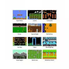 Joc retro pentru copii, baterie reincarcabila, cu maneta, Gonga®