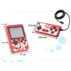 Joc retro pentru copii, baterie reincarcabila, cu maneta, Gonga®