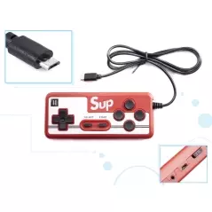 Joc retro pentru copii, baterie reincarcabila, cu maneta, Gonga®