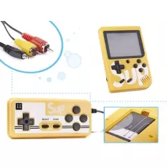 Joc retro pentru copii, baterie reincarcabila, cu maneta, Gonga®