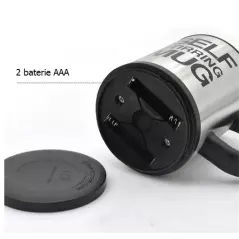 Cana termica inteligenta cu amestecare automata, plastic, Gonga®