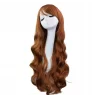 Peruca Par Lung Ondulat, Castaniu, 70cm, Gonga®