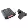 Ceas desteptator cu oprire alarma cu pistol infrarosu, afisaj LCD, Gonga®