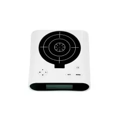 Ceas desteptator cu oprire alarma cu pistol infrarosu, afisaj LCD, Gonga®