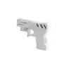 Ceas desteptator cu oprire alarma cu pistol infrarosu, afisaj LCD, Gonga®