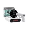 Ceas desteptator cu oprire alarma cu pistol infrarosu, afisaj LCD, Gonga®