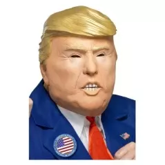 Masca amuzanta din latex, Donald Trump, Gonga - Bej
