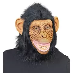 Masca amuzanta din latex, Cimpanzeu zambitor, Gonga