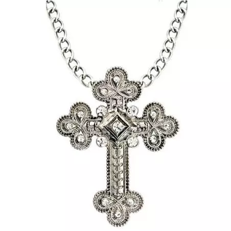Colier model crucea episcopului, 5 x 10 x 20 cm, Gonga®