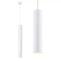Lampa tip pendul LED, forma cilindrica, 8W - Alb