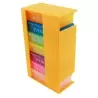Organizator pentru pastile impartit pe zile, Portocaliu, Gonga®