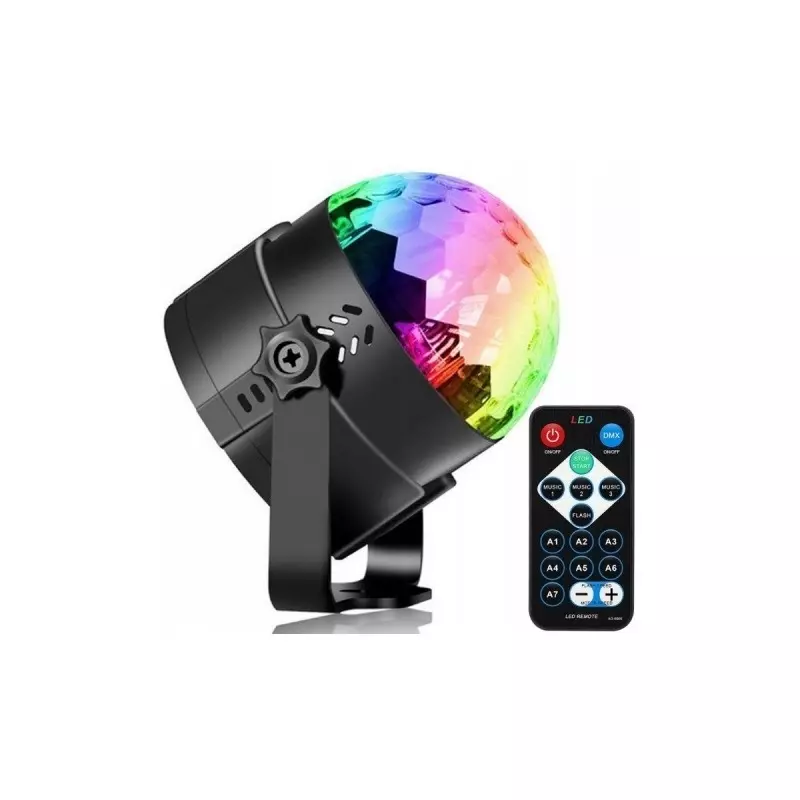 Proiector LED RGB Minge Disco + Telecomanda, Gonga