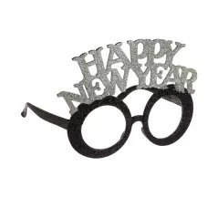 Ochelari de petrecere, Happy New Year, Gonga - Argintiu