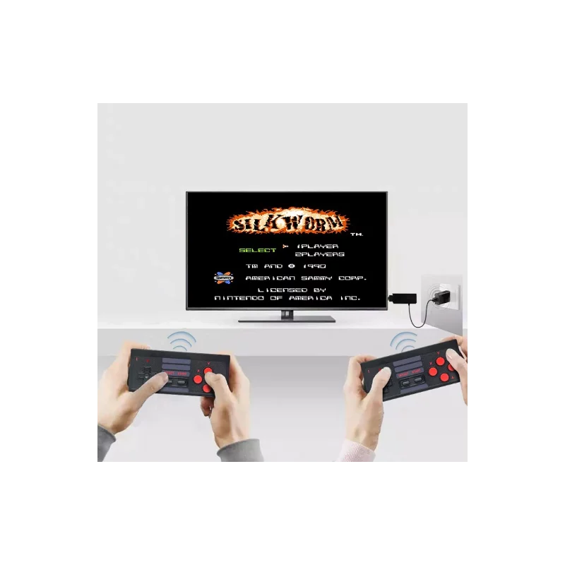 Mini consola retro tip Gamestick HDMI 4K cu 2 controllere, 628 jocuri clasice