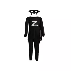 Costum Zorro pentru copii, Gonga - Negru