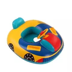 Colac gonflabil pentru copii , forma de masina cu volan si manere,80 x 60 , multicolor, Gonga