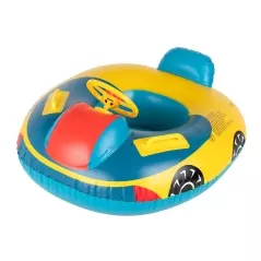 Colac gonflabil pentru copii , forma de masina cu volan si manere,80 x 60 , multicolor, Gonga® - Multicolor