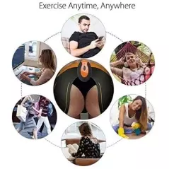 Aparat electrostimulare pentru fesieri, 1-100hz, 10 nivele, negru, portocaliu, Gonga®