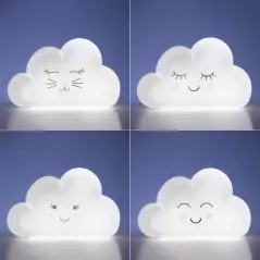 Lampa de veghe, pentru copii, model norisor , curcubeu cu autocolante diferite modele, Gonga®