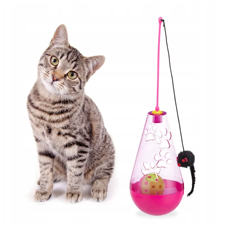 Jucarie interactiva pentru pisici, 3 in 1, Gonga®