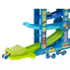 Pista pentru masinute pe 7 nivele, multicolor,Gonga®