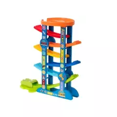 Pista pentru masinute pe 7 nivele, multicolor,Gonga®