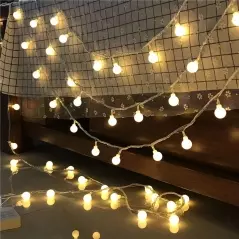 Mini ghirlanda luminoasa cu 100 LED-uri pentru gradina, 10m, Gonga