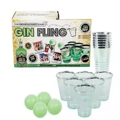 Joc de baut Gin Fling, pentru petreceri, 16 piese, Gonga®
