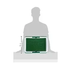 Covor toaleta pentru animale de companie, tip iarba artificiala, Gonga®