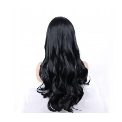 Peruca Par Lung, Brunet, 70cm, Gonga® - Negru