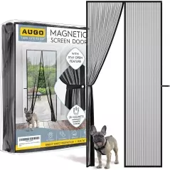 Plasa usa cu inchidere magnetica pentru insecte, dimensiuni 100x210cm, Gonga®