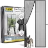 Plasa usa cu inchidere magnetica pentru insecte, dimensiuni 100x210cm, Gonga®