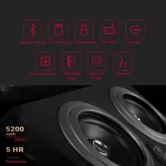 Boxa Wireless portabila, model retro, Gonga®