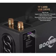 Boxa Wireless portabila, model retro, Gonga®