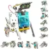 Kit de constructie pentru copii, robot solar, 14 in 1, Gonga®