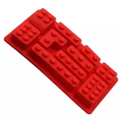 Forma de copt din silicon, tip LEGO, Gonga