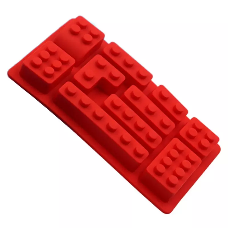 Forma de copt din silicon, tip LEGO, Gonga