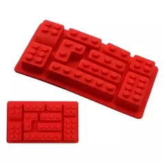 Forma de copt din silicon, tip LEGO, Gonga®