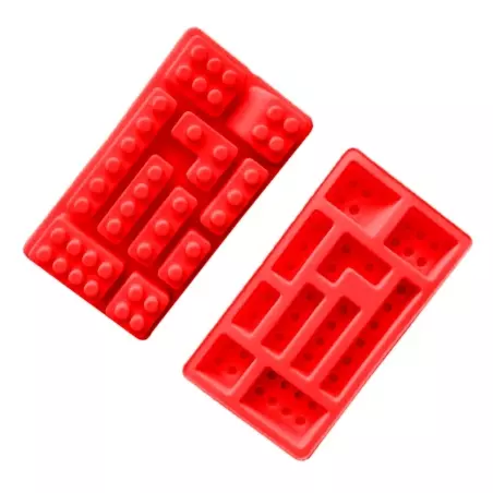 Forma de copt din silicon, tip LEGO, Gonga®