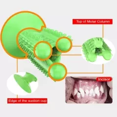 Jucarie model perie pentru curatarea dintilor la caini, Gonga®