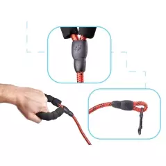 Lesa relectorizanta pentru caini, tip franghie, Gonga®