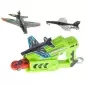Pistol de jucărie cu lansator de avioane si masinute, Gonga